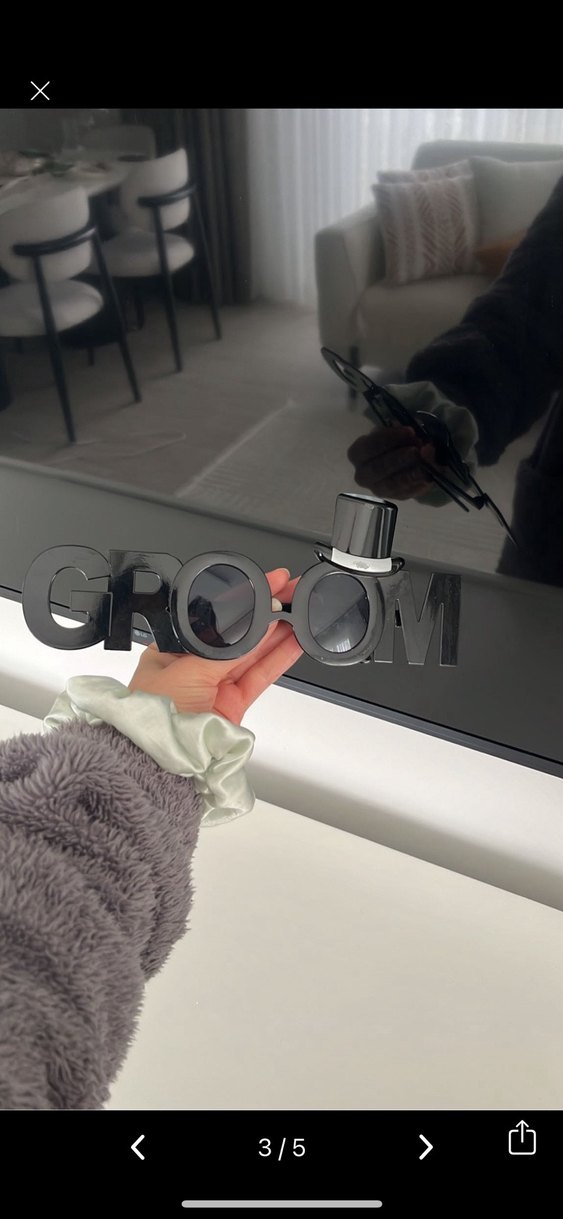 Siyah Gotik Tarz Kadın Gözlüğü - Görsel 2