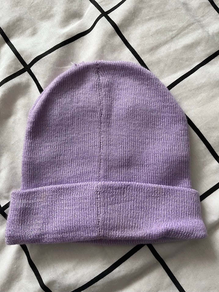 Mor Örgü Kadın Bere - Görsel 2