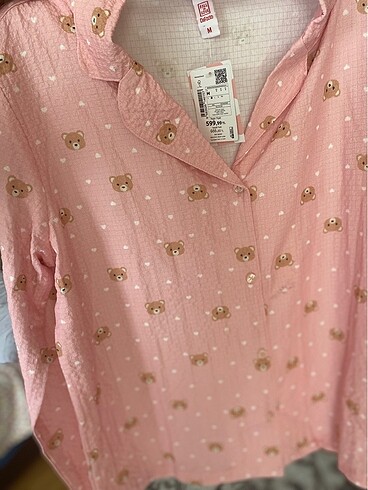 m Beden Hic kulanilmadi etiketli pijama takim