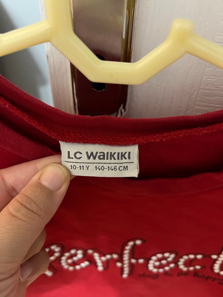 Kız Çocuk Kırmızı Uzun Kollu Sweatshirt - Görsel 2