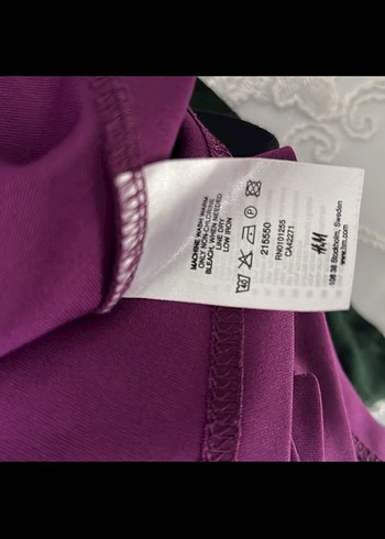 Parlak Mor Drapeli Uzun Abiye Elbise - Görsel 4