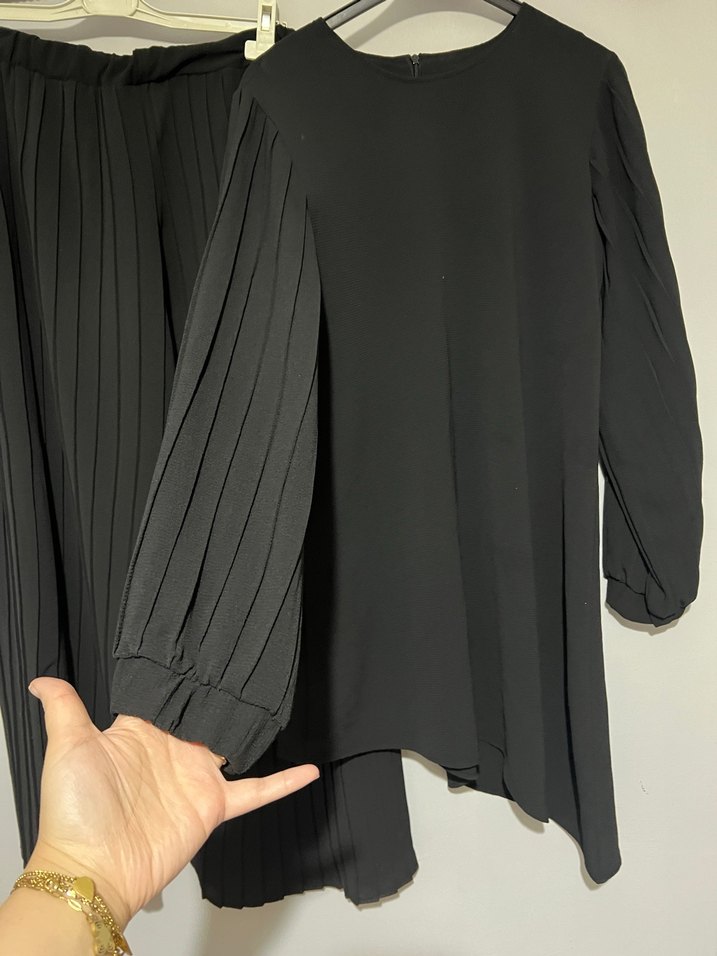 Siyah Pilili Kadın ikili takım - Görsel 2