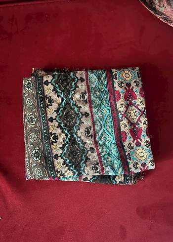 Çok Renkli Bohem Kadın Şal - Görsel 2