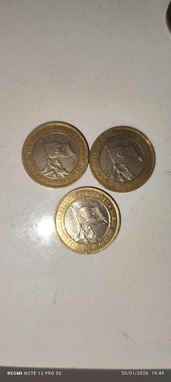 1 tl ve 5tl özel hatıra paraları| 1 & 5 Fiyat açıklamada - Görsel 4