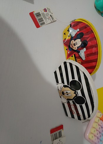 Zara Renkli Mickey Mouse Fermuarlı Çocuk Cüzdanları