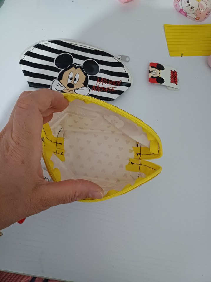 Renkli Mickey Mouse Fermuarlı Çocuk Cüzdanları - Görsel 4