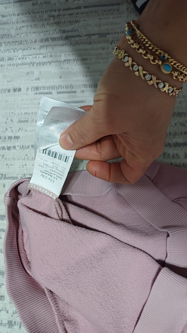 Kız Çocuk Pembe Baskılı Sweatshirt - Görsel 4