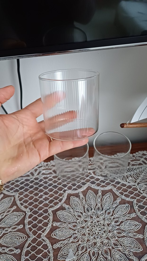 Magnolya 3'lü. bardağı Kabı - Görsel 2