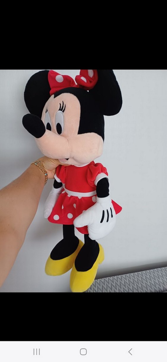 Renkli Minnie Mouse Peluş Oyuncak - Görsel 3