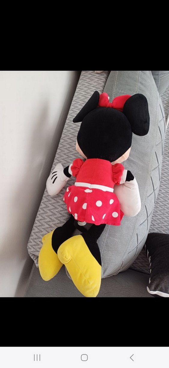 Renkli Minnie Mouse Peluş Oyuncak - Görsel 2