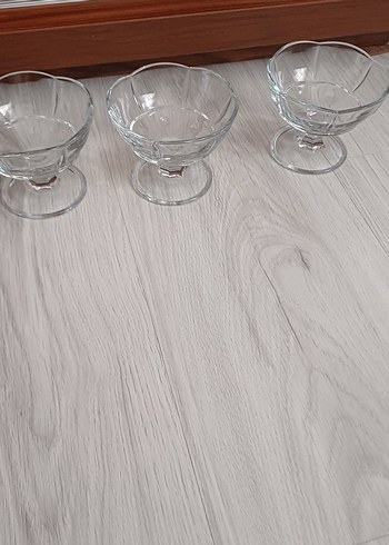 Şeffaf Ayaklı Cam Kase Seti - Görsel 5