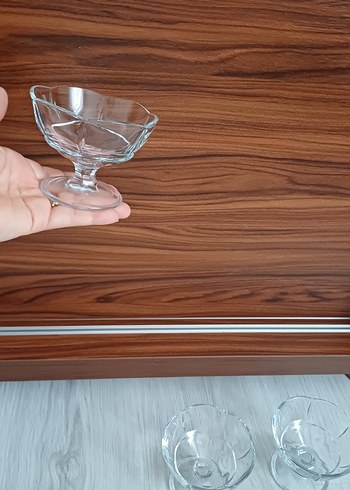 Şeffaf Ayaklı Cam Kase Seti - Görsel 4