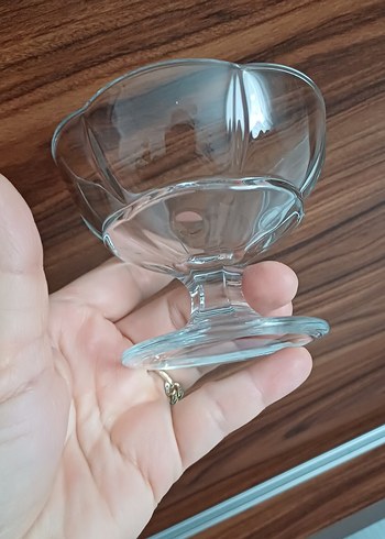 Şeffaf Ayaklı Cam Kase Seti - Görsel 2