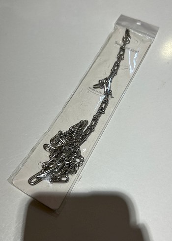 Gri Zincir Detaylı Kadın kolye - Görsel 3