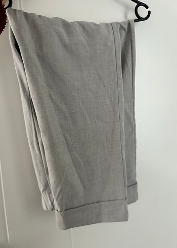 Gri Puantiyeli Uzun Kollu Midi Keten Tunik - Görsel 6