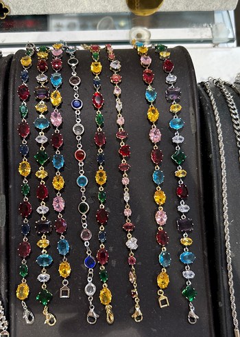 Renkli Payetli Kadın Bileklikler - Görsel 2