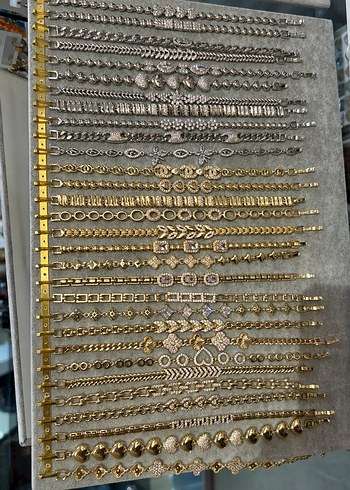 Zincir Detaylı Vintage Kadın Bileklikler - Görsel 2