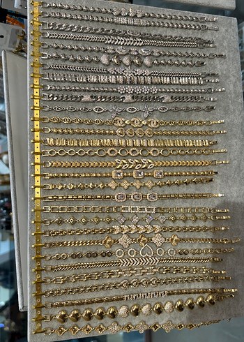 Zincir Detaylı Vintage Kadın Bileklikler - Görsel 3