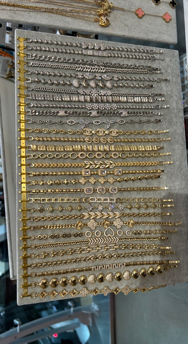 Zincir Detaylı Vintage Kadın Bileklikler - Görsel 2