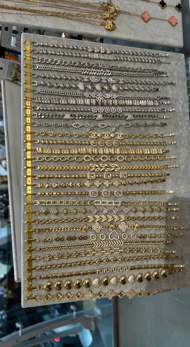 Zincir Detaylı Vintage Kadın Bileklikler - Görsel 3