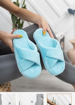 Peluş ev terliği