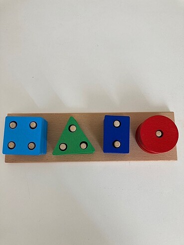 Montessori ahşap oyuncak