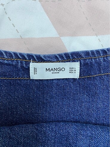 m Beden lacivert Renk Mango Kot elbise