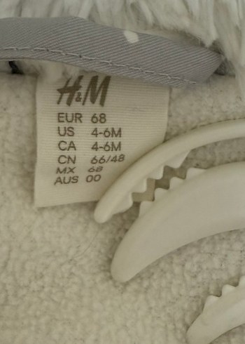 Gri Bebek Tulum, Kürklü Kapüşonlu - Görsel 7