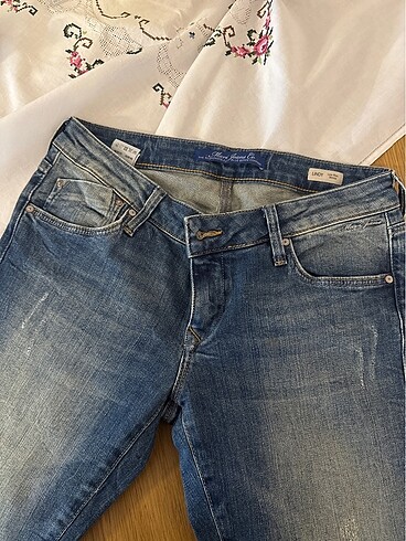 Bayan kot pantalomu mavi jeans