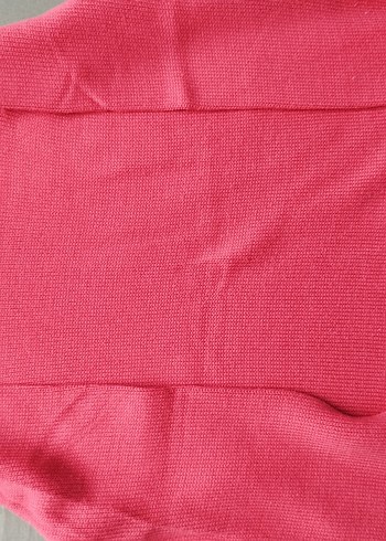 Kız Çocuk Pembe Triko Kazak - Görsel 2