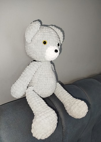 Gri Peluş Ayıcık Oyuncak - Görsel 2