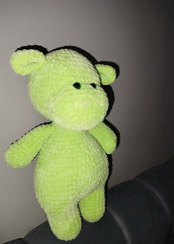 Renkli Yeşil Peluş Oyuncak - Görsel 2