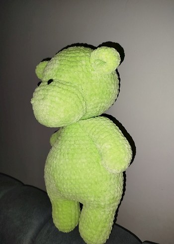 Renkli Yeşil Peluş Oyuncak - Görsel 3