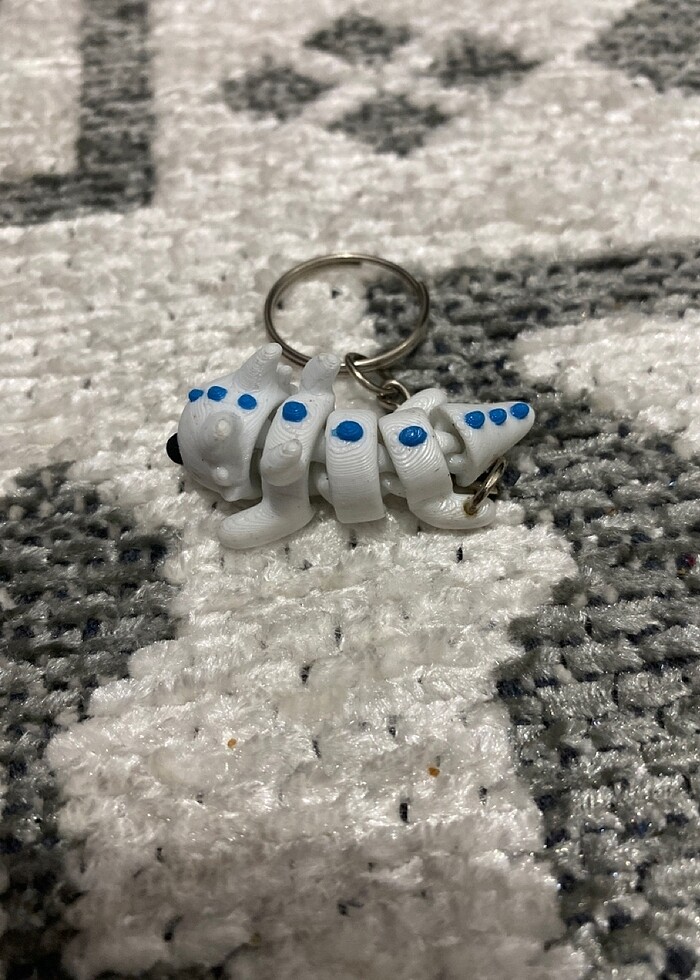 hareket eden dinazorlu anahtarlık - Görsel 2