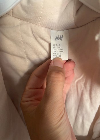 H&M Pamuklu Bebek Astronot Tulum 62 cm 2-4 Ay - Görsel 5