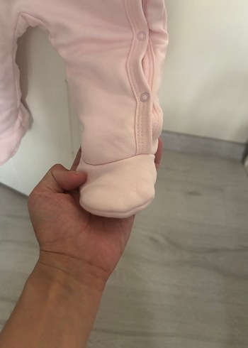 6 Ay Beden Miny Center Kız Bebek Dolgulu Tulum 3-6 Ay