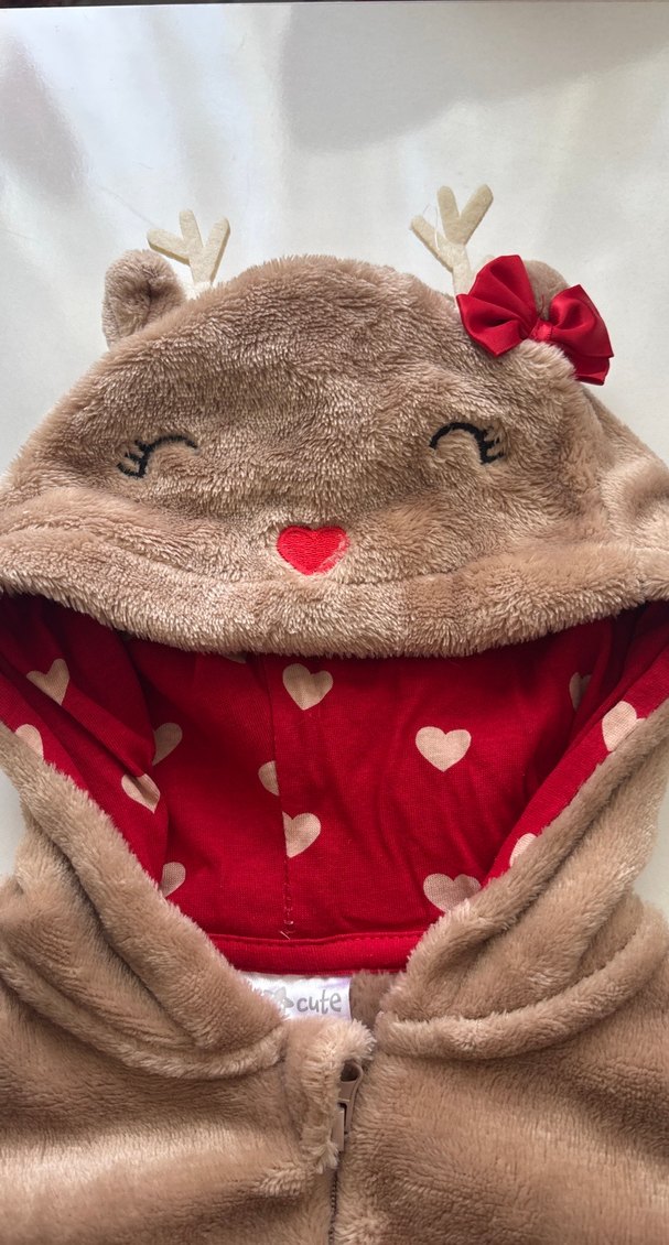 Peluş Bebek Tulumu 3-6 Ay 68 cm - Görsel 2