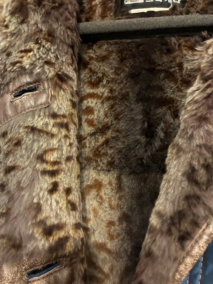 Kürk Detaylı Uzun Kahverengi Kadın Mont - Görsel 2