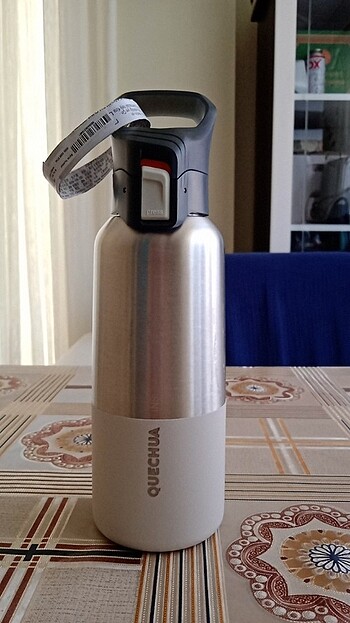 Outdoor Paslanmaz Çelik Termos - 0,5 L - Pratik Kapak - Beyaz -