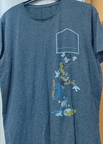 Gri Baskılı Hamile Tişörtü - Görsel 2