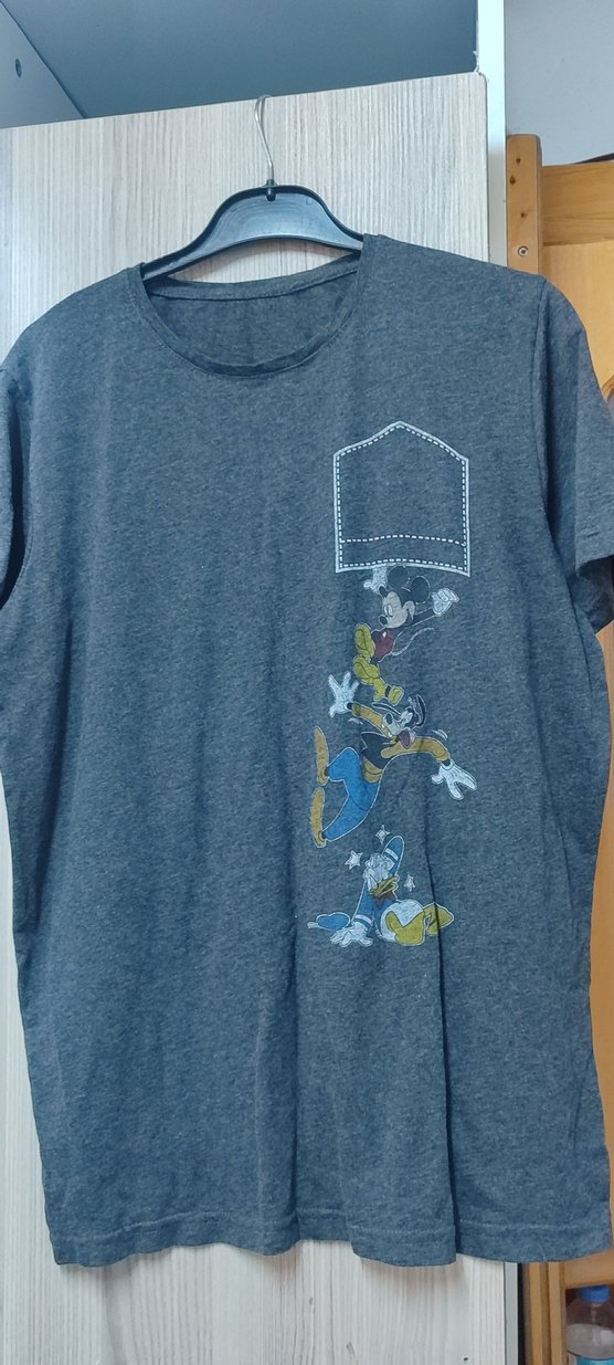 Gri Baskılı Hamile Tişörtü - Görsel 2