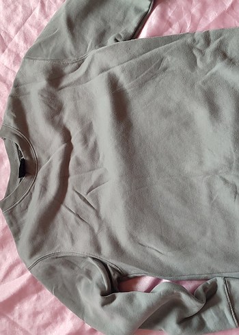 yeşil erkek kalın Sweatshirt - Görsel 2