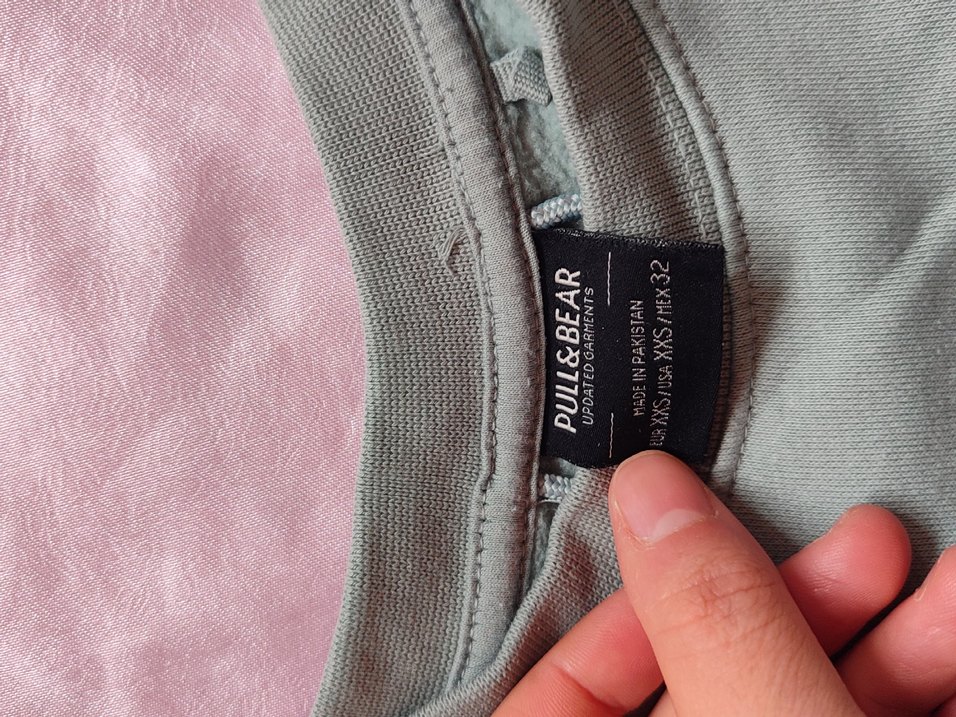 yeşil erkek kalın Sweatshirt - Görsel 3