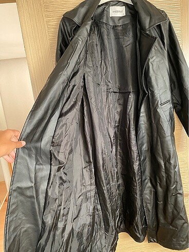 Suni deri ceket - Görsel 3