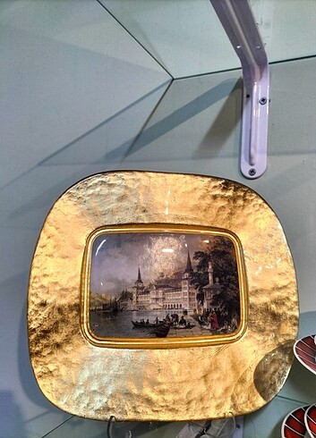 Paşabahçe büyük boy orjinal duvar tabağı  - Görsel 3