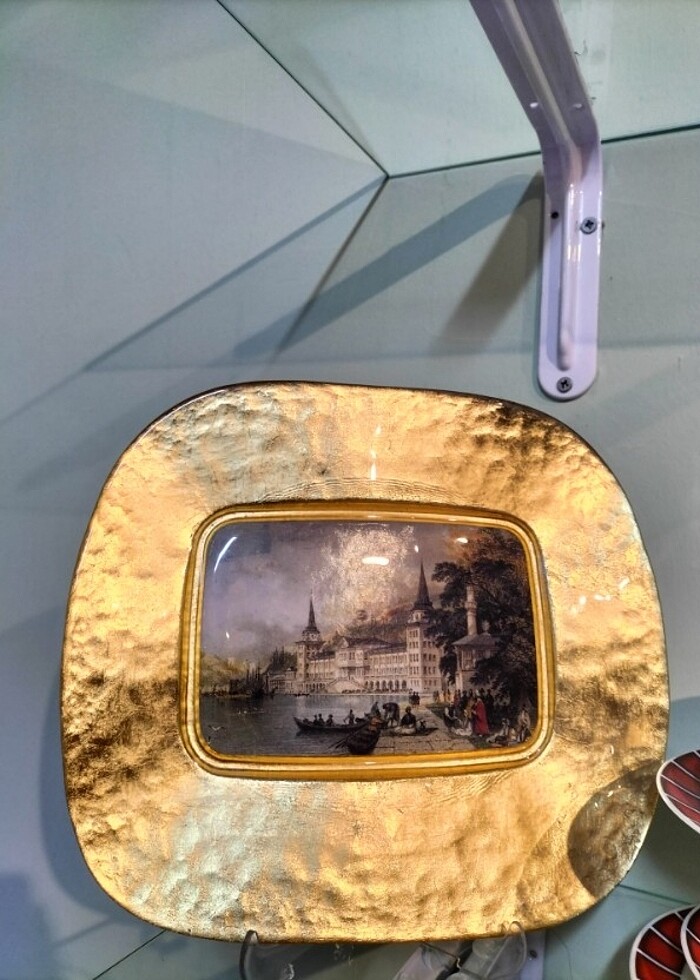 Paşabahçe büyük boy orjinal duvar tabağı  - Görsel 3