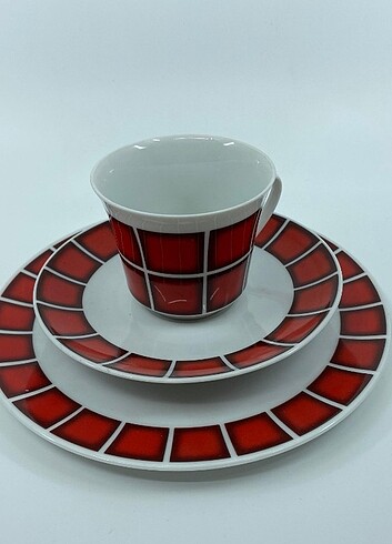 ALMAN BAVARİ ÇAY VE PASTA TAKIMI  - Görsel 2