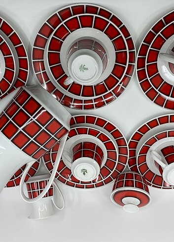 ALMAN BAVARİ ÇAY VE PASTA TAKIMI  - Görsel 5