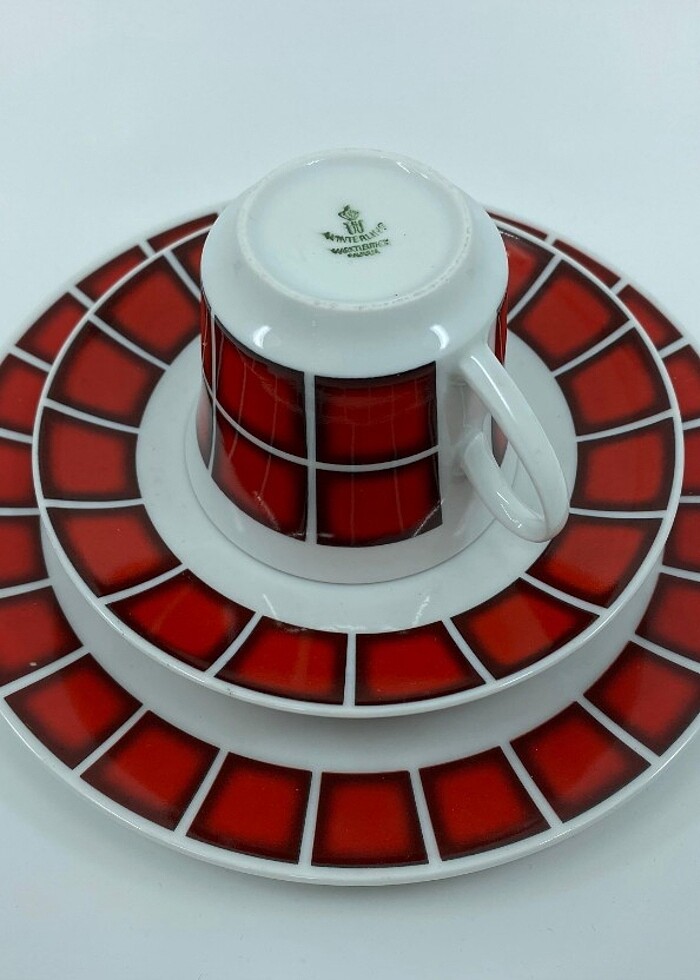 ALMAN BAVARİ ÇAY VE PASTA TAKIMI  - Görsel 3