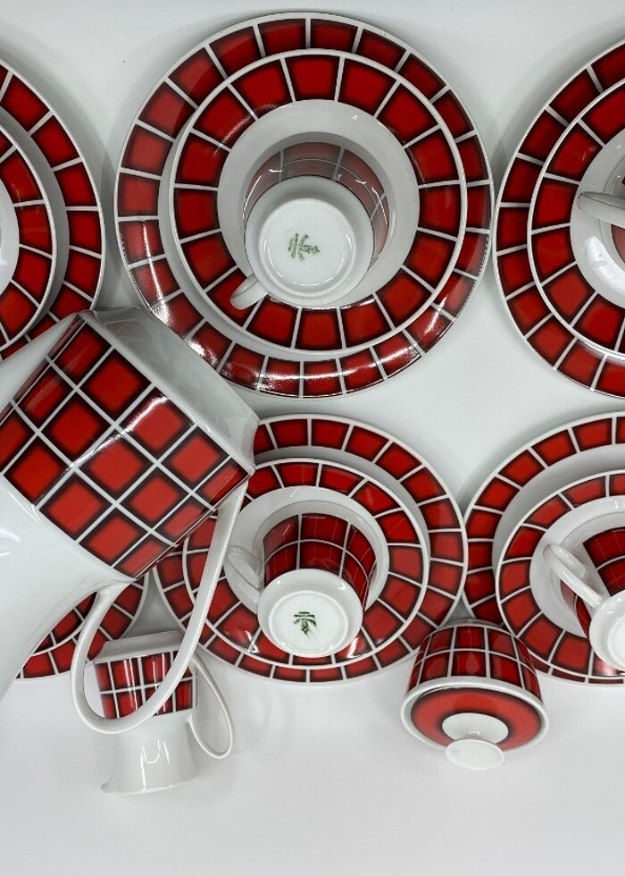 ALMAN BAVARİ ÇAY VE PASTA TAKIMI  - Görsel 5